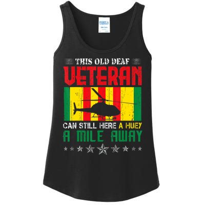 Vietnam Veteran Uh1 Huey Helicopter Ladies Essential Tank