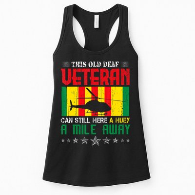 Vietnam Veteran Uh1 Huey Helicopter Womens Tank Top