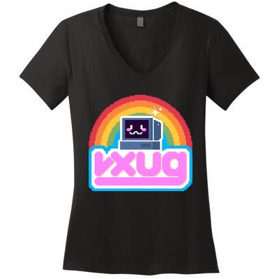 Vxunderwea Vxuwu Women's V-Neck T-Shirt