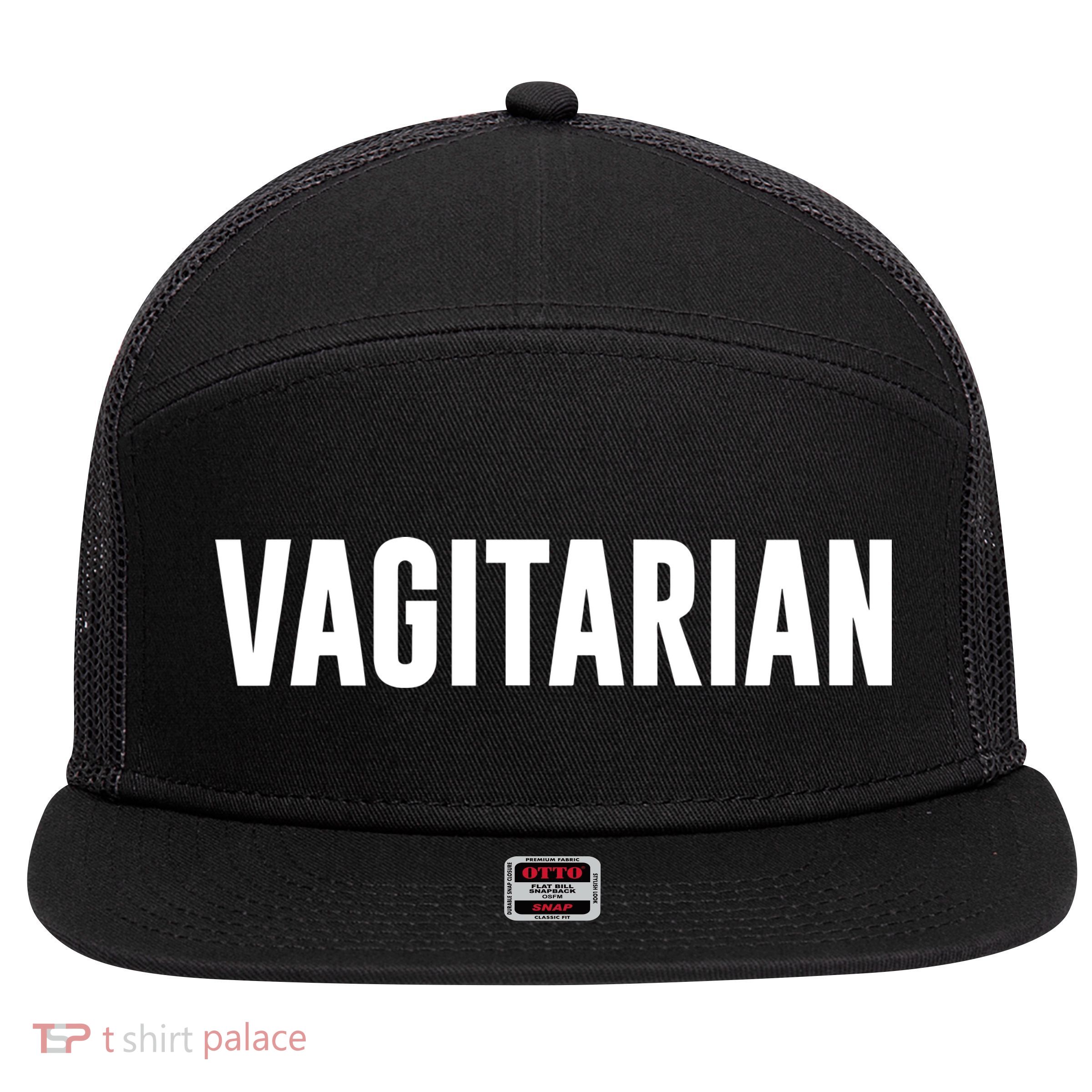 Vagitarian V2 7 Panel Mesh Trucker Snapback Hat