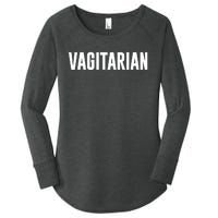 Vagitarian V2 Women's Perfect Tri Tunic Long Sleeve Shirt