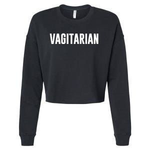 Vagitarian V2 Cropped Pullover Crew