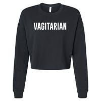 Vagitarian V2 Cropped Pullover Crew