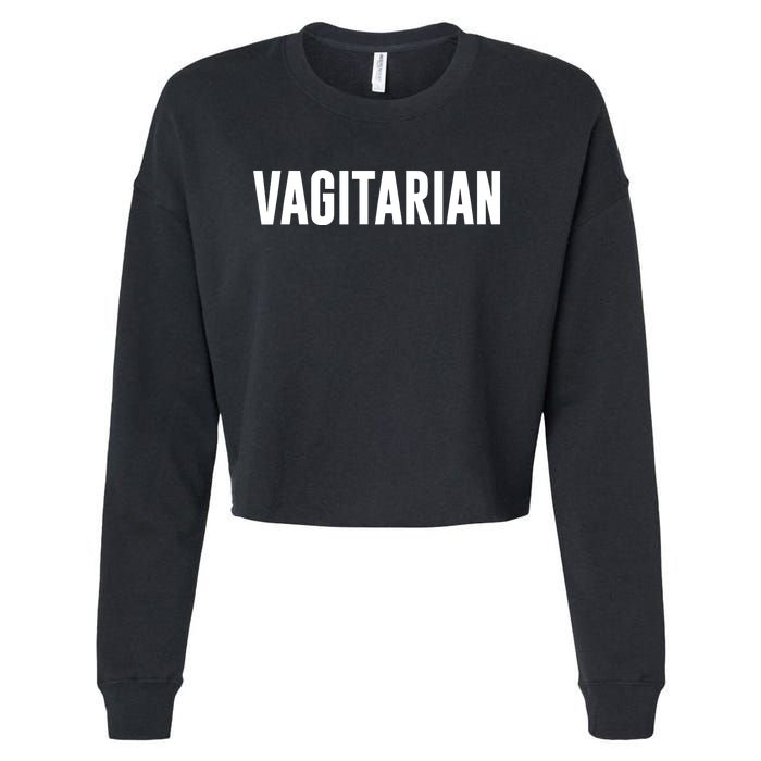 Vagitarian V2 Cropped Pullover Crew