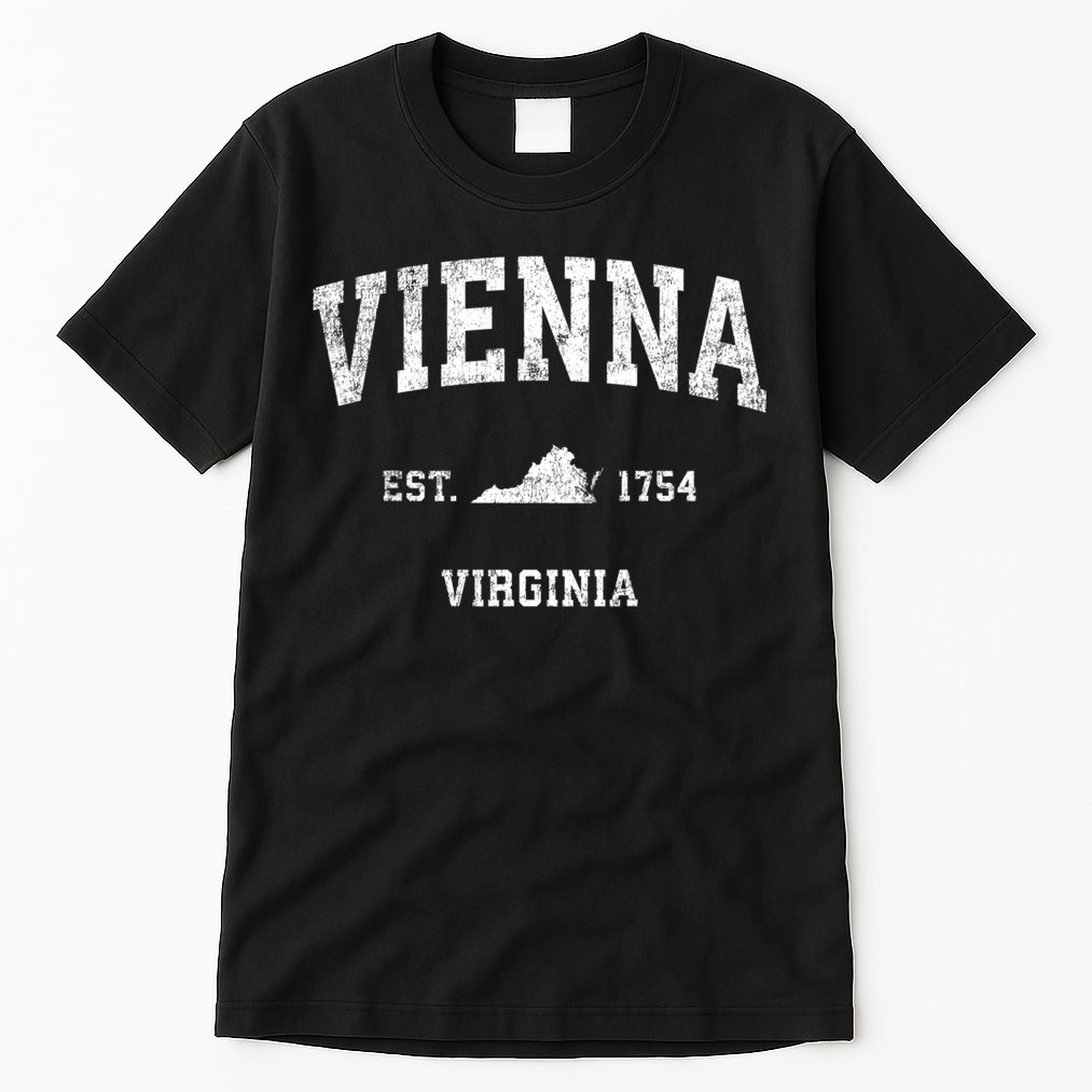 Vienna Virginia Va Vintage Sports Tall T-Shirt