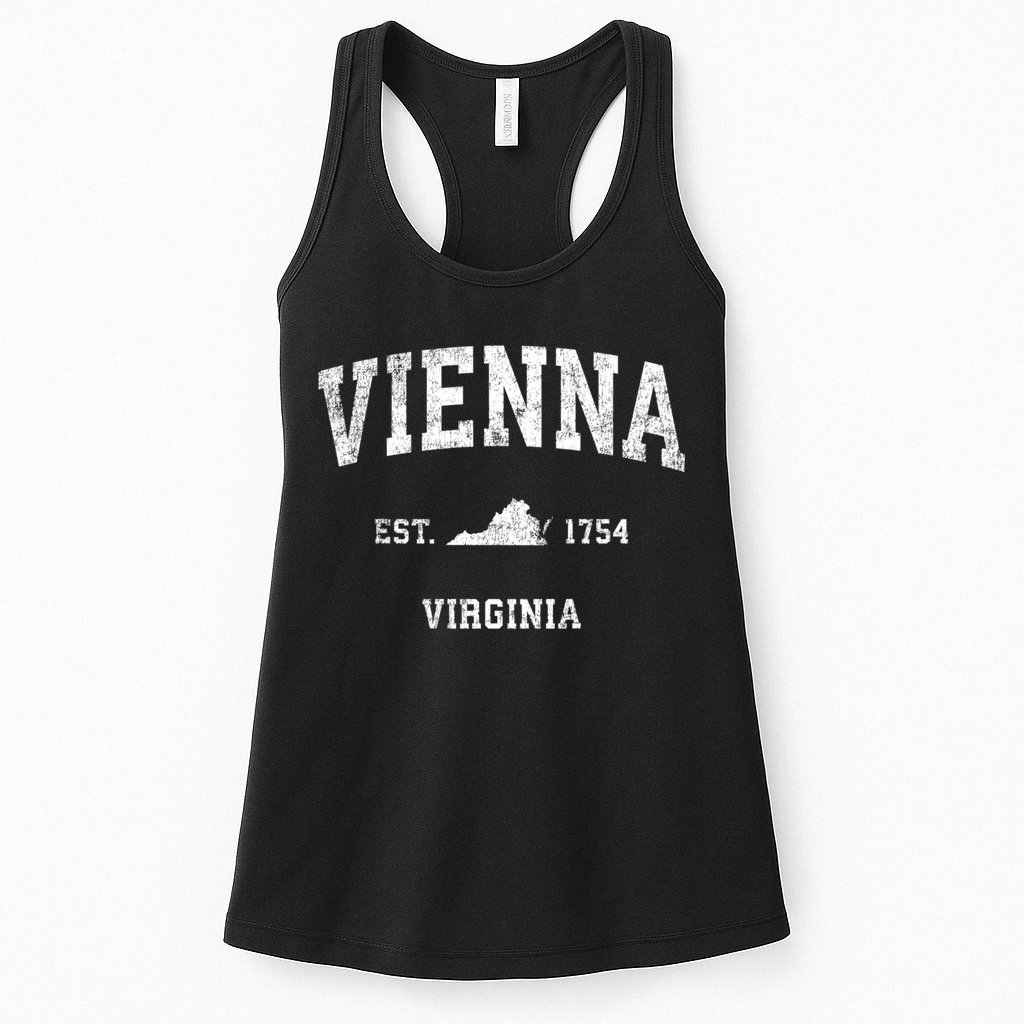 Vienna Virginia Va Vintage Sports Womens Tank Top