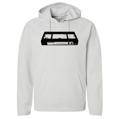 Vibe2k Vhs Videocassette Performance Fleece Hoodie