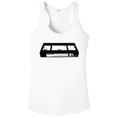 Vibe2k Vhs Videocassette Ladies PosiCharge Competitor Racerback Tank