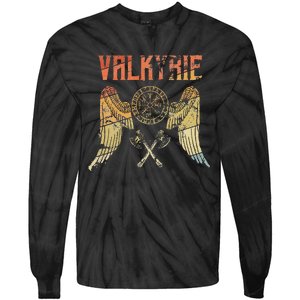 Valkyrie Valkyrie Viking Gift Tie-Dye Long Sleeve Shirt