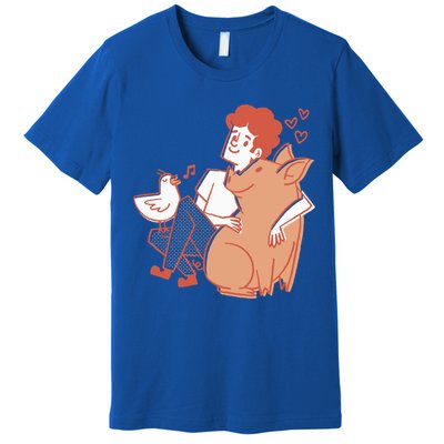 Vegan Veganism Vegetarian Gift Premium T-Shirt