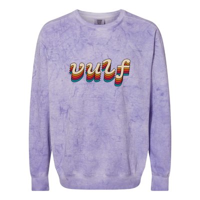 Vulf Vintage Colorblast Crewneck Sweatshirt