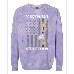 Vietnam Veteran Colorblast Crewneck Sweatshirt