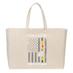 Vietnam Veteran Cotton Canvas Jumbo Tote