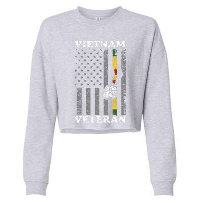 Vietnam Veteran Cropped Pullover Crew