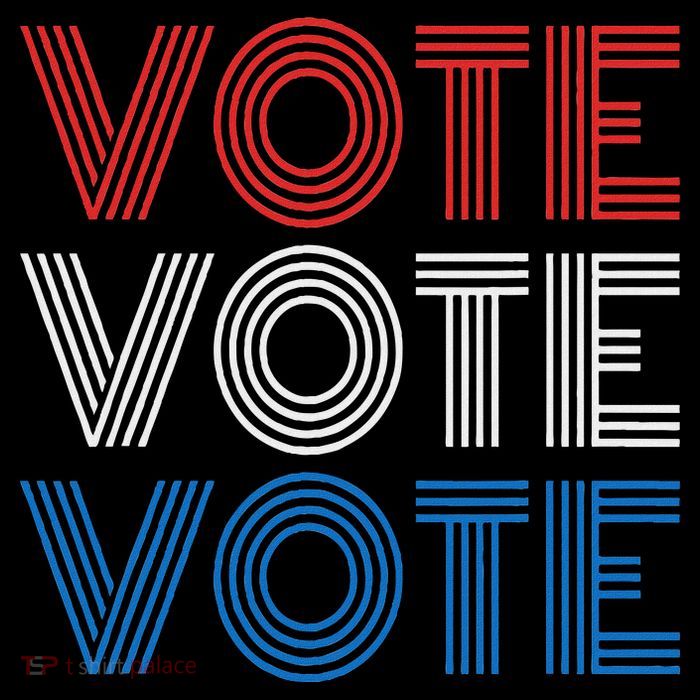 Vote Vote Vote Red White Blue Retro Election  Hoodie