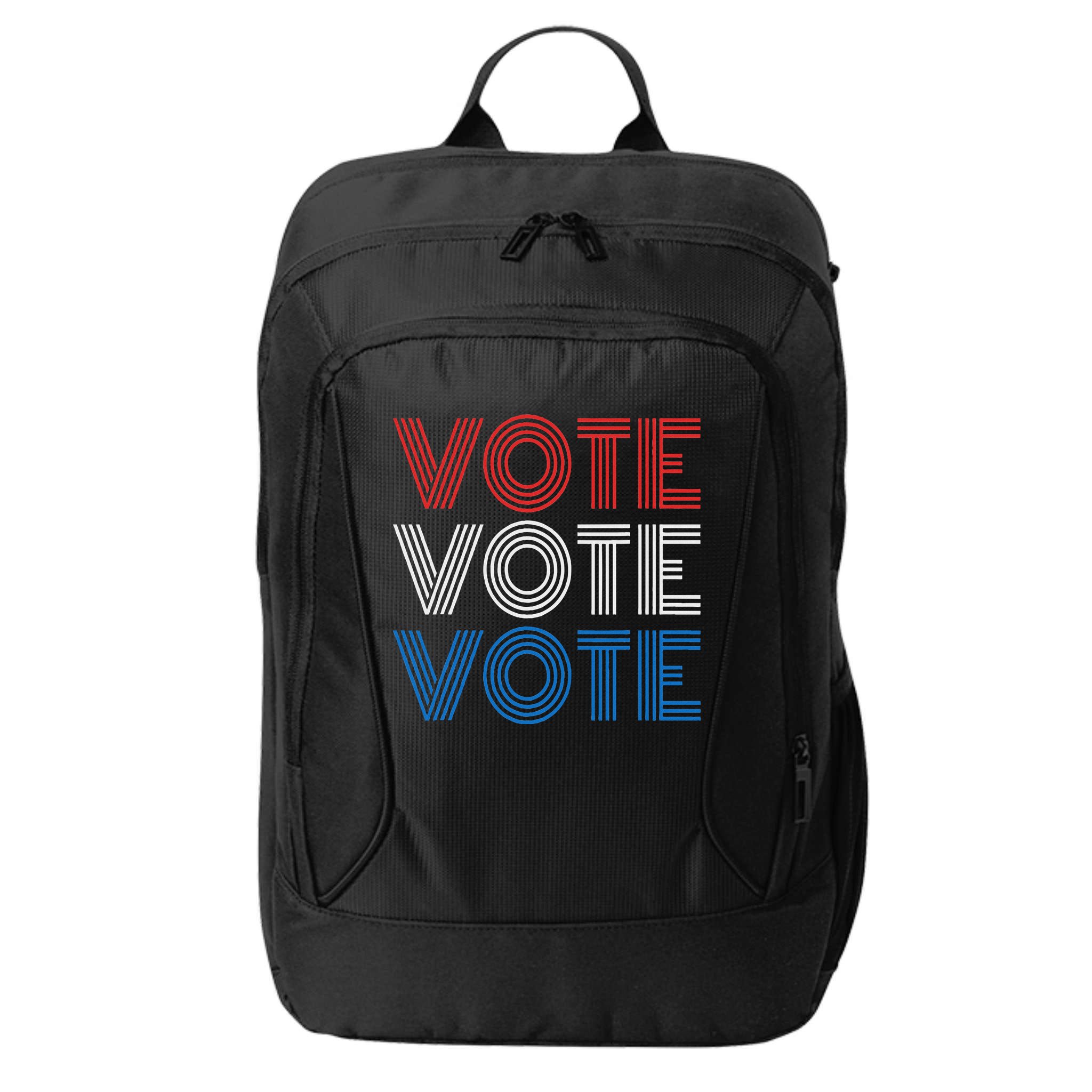 Vote Vote Vote Red White Blue Retro Election  City Backpack