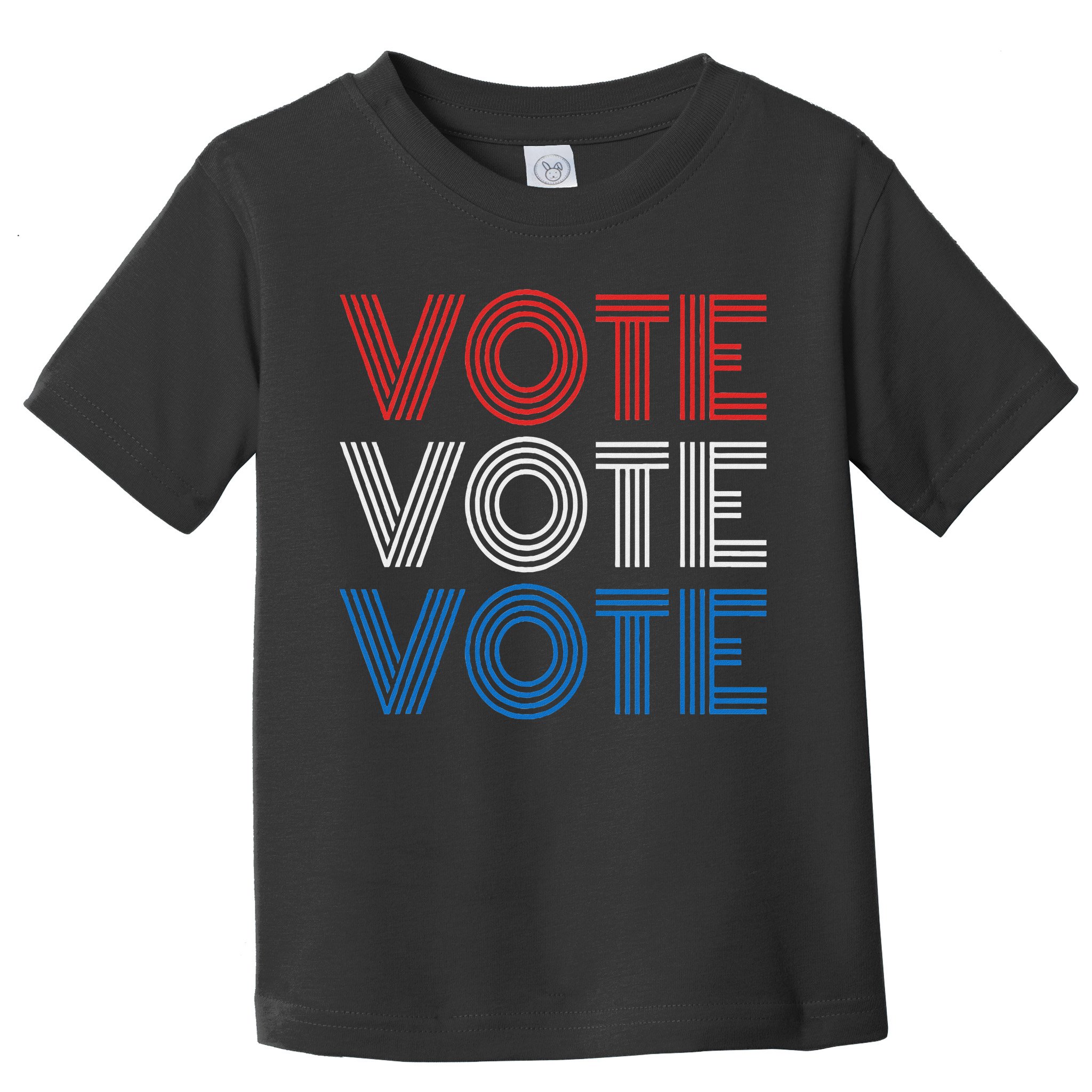 Vote Vote Vote Red White Blue Retro Election  Toddler T-Shirt