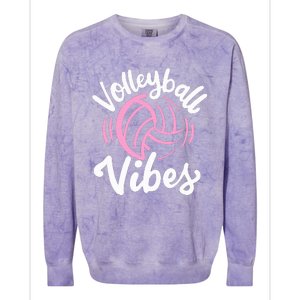 Volleyball Vibes Colorblast Crewneck Sweatshirt