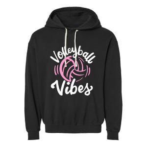 Volleyball Vibes Garment-Dyed Fleece Hoodie