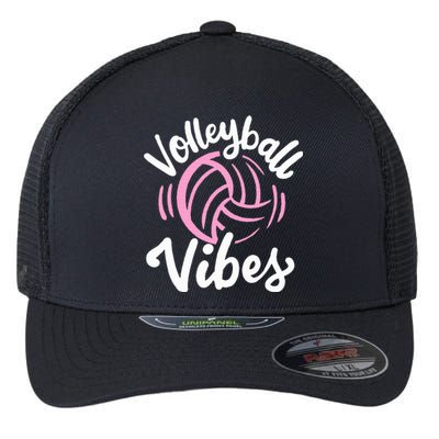 Volleyball Vibes Flexfit Unipanel Trucker Cap