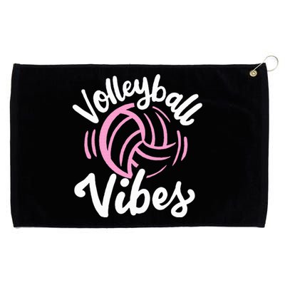 Volleyball Vibes Grommeted Golf Towel