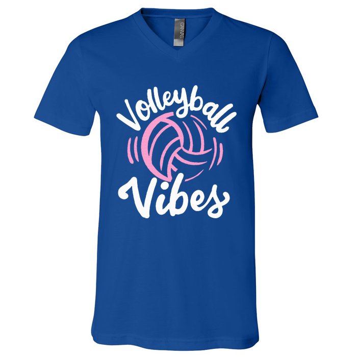 Volleyball Vibes V-Neck T-Shirt