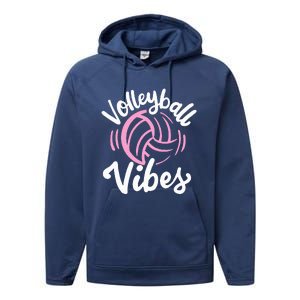 Volleyball Vibes Performance Fleece Hoodie