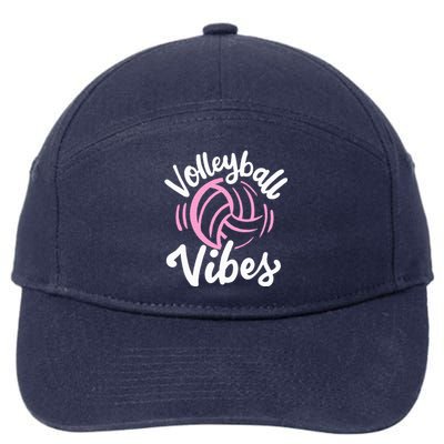 Volleyball Vibes 7-Panel Snapback Hat