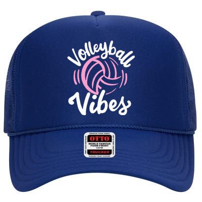 Volleyball Vibes High Crown Mesh Back Trucker Hat