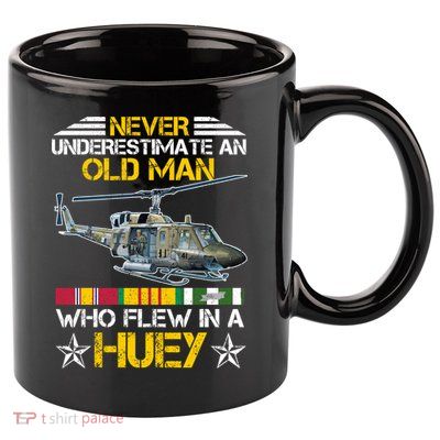 Vietnam Veteran Vet Uhfunny Gift1 Huey Helicopter Gift 11oz C Handle Ceramic Mug