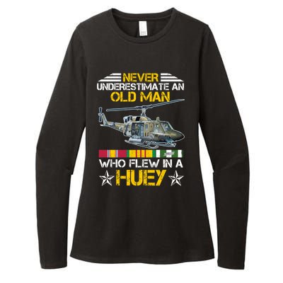 Vietnam Veteran Vet Uhfunny Gift1 Huey Helicopter Gift Womens CVC Long Sleeve Shirt