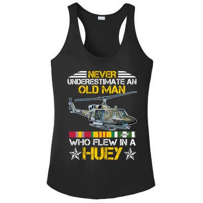 Vietnam Veteran Vet Uhfunny Gift1 Huey Helicopter Gift Ladies PosiCharge Competitor Racerback Tank