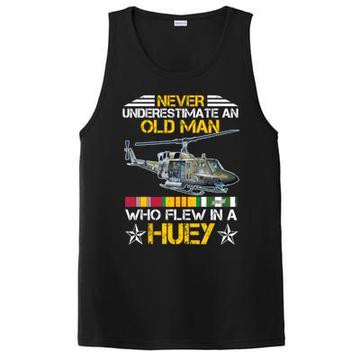 Vietnam Veteran Vet Uhfunny Gift1 Huey Helicopter Gift PosiCharge Competitor Tank