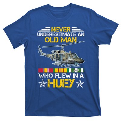 Vietnam Veteran Vet Uhfunny Gift1 Huey Helicopter Gift T-Shirt