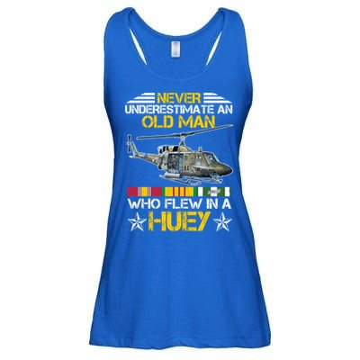 Vietnam Veteran Vet Uhfunny Gift1 Huey Helicopter Gift Ladies Essential Flowy Tank