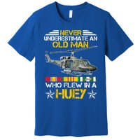 Vietnam Veteran Vet Uhfunny Gift1 Huey Helicopter Gift Premium T-Shirt