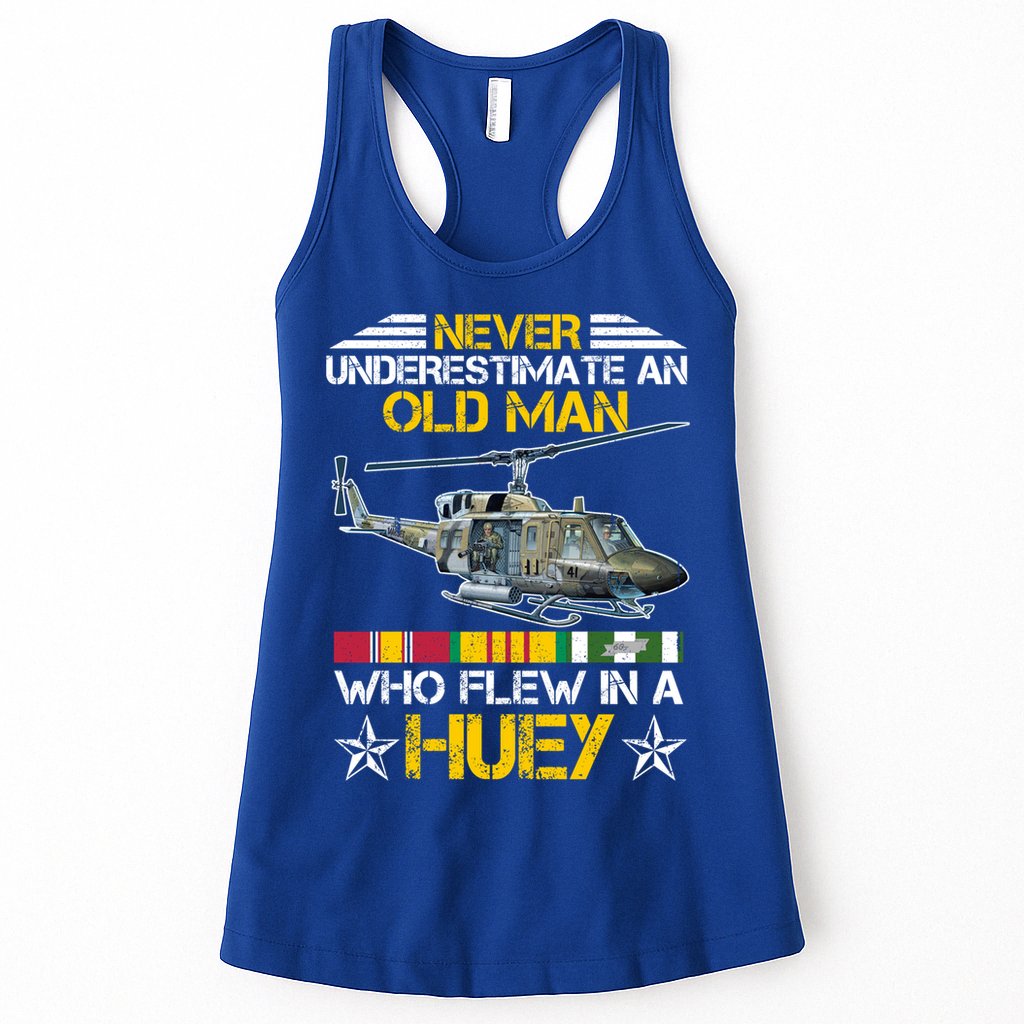 Vietnam Veteran Vet Uhfunny Gift1 Huey Helicopter Gift Womens Tank Top