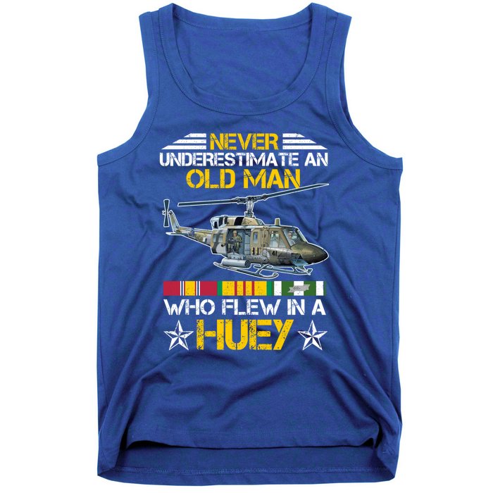 Vietnam Veteran Vet Uhfunny Gift1 Huey Helicopter Gift Tank Top