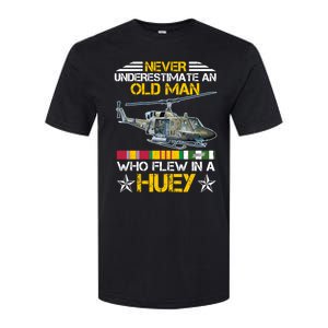 Vietnam Veteran Vet Uhfunny Gift1 Huey Helicopter Gift Softstyle CVC T-Shirt