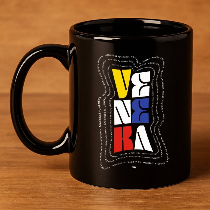 Veneka Venezuela 11oz C Handle Ceramic Mug