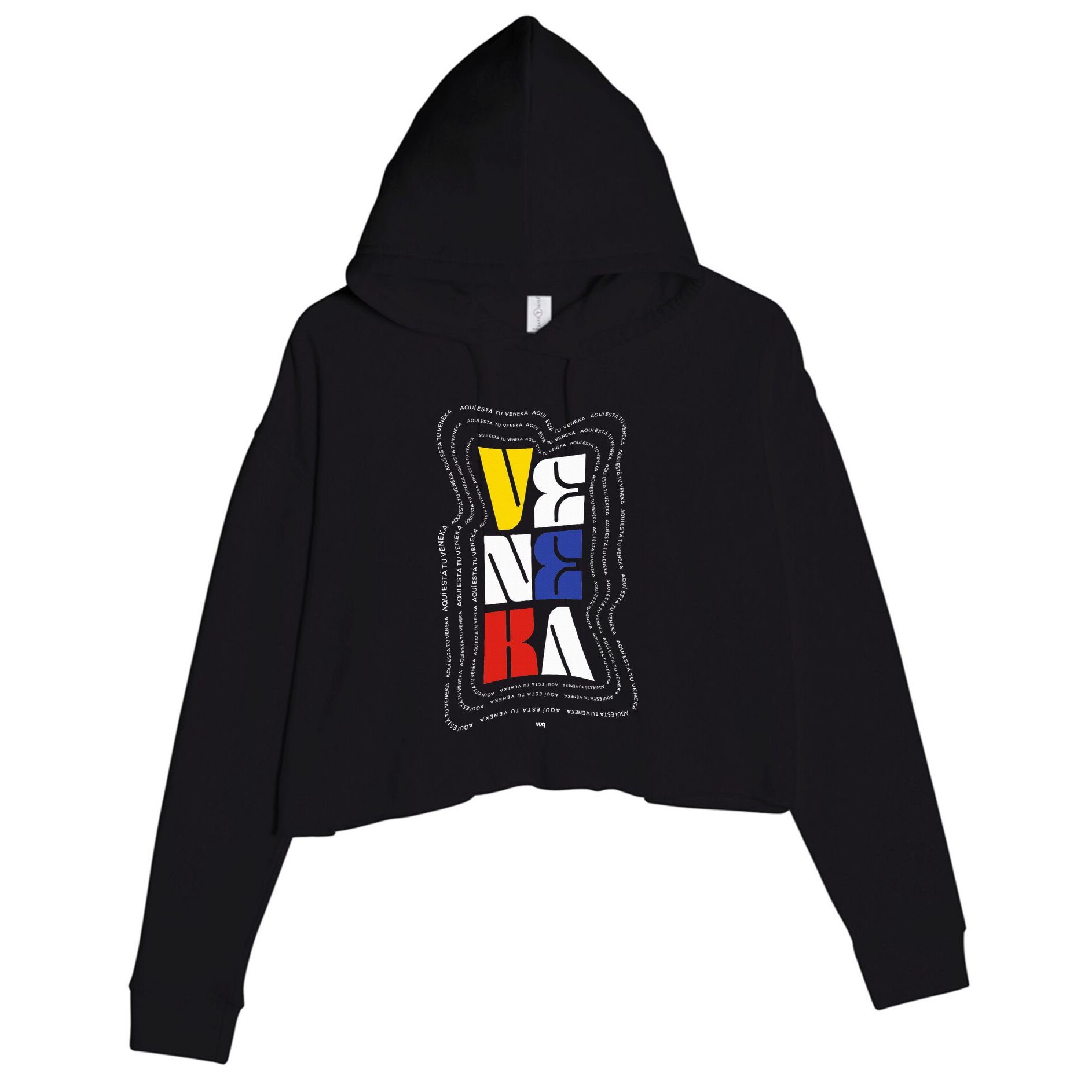 Veneka Venezuela Crop Fleece Hoodie