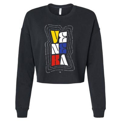 Veneka Venezuela Cropped Pullover Crew