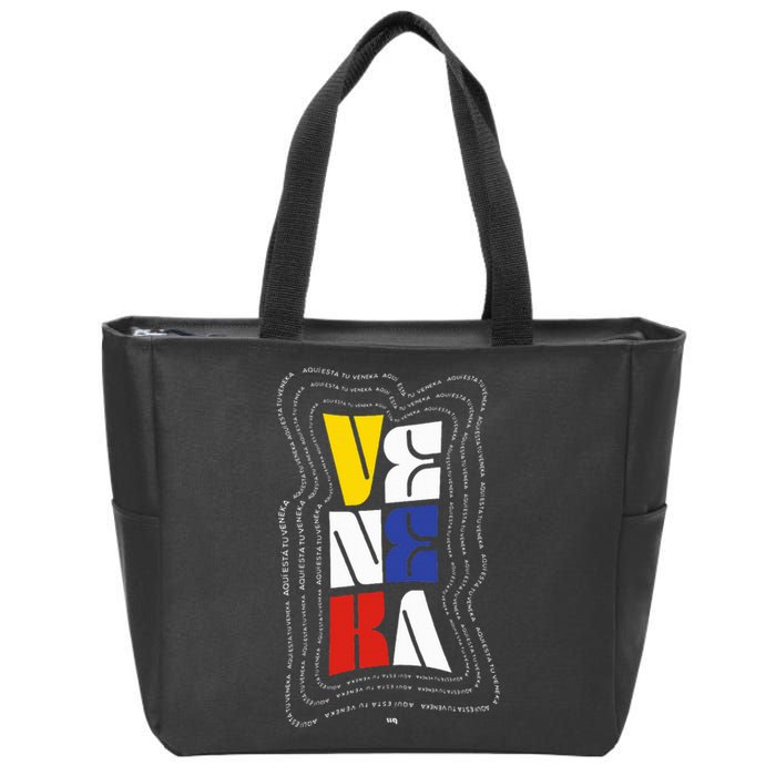 Veneka Venezuela Zip Tote Bag