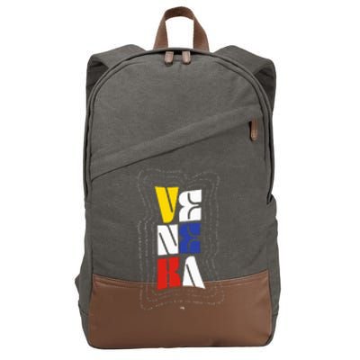 Veneka Venezuela Cotton Canvas Backpack