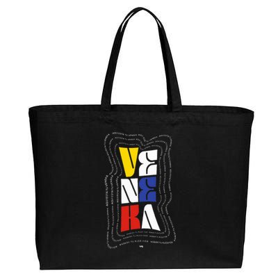 Veneka Venezuela Cotton Canvas Jumbo Tote