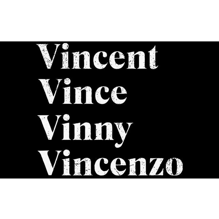 Vincent Vince Vinny Vincenzo Nickname Bumper Sticker