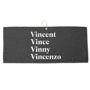 Vincent Vince Vinny Vincenzo Nickname Large Microfiber Waffle Golf Towel