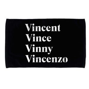 Vincent Vince Vinny Vincenzo Nickname Microfiber Hand Towel