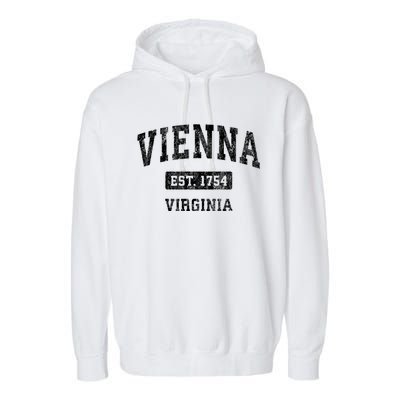 Vienna Virginia Va Vintage Sports Established Garment-Dyed Fleece Hoodie