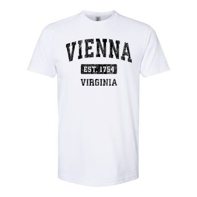 Vienna Virginia Va Vintage Sports Established Softstyle CVC T-Shirt